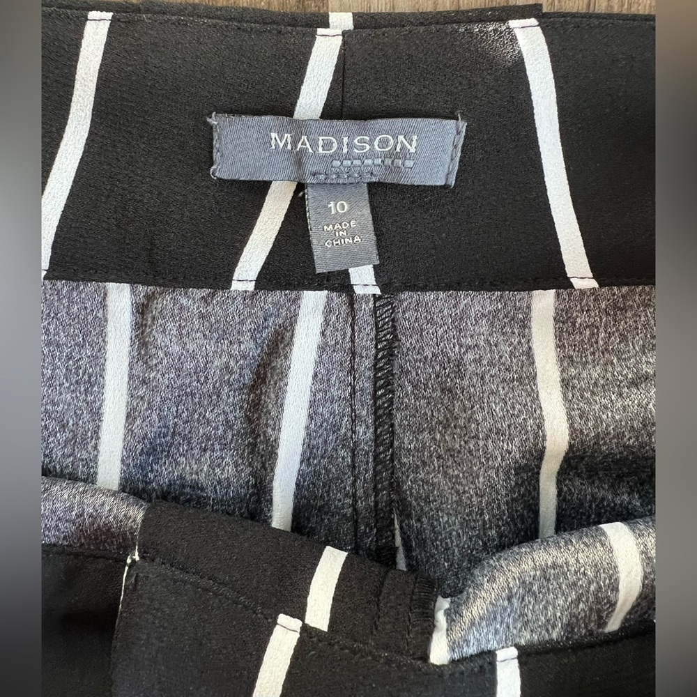 Madison Striped Slacks - Picture 2 of 3